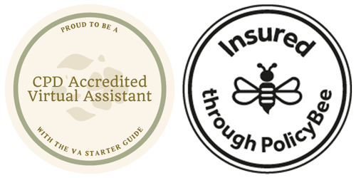 CPD Accredited - Bee Personal Virtual Assistant